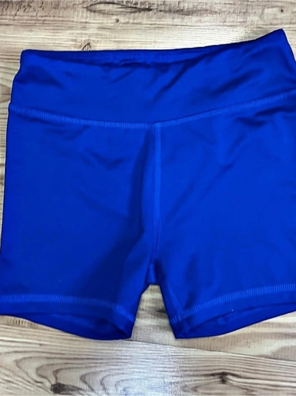 DSG Girls Performance Bike Shorts Blue Medium (10-12)